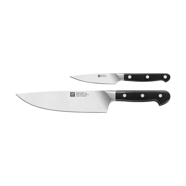 Zwilling Zwilling Pro knife set 2 pieces Black-stainless steel
