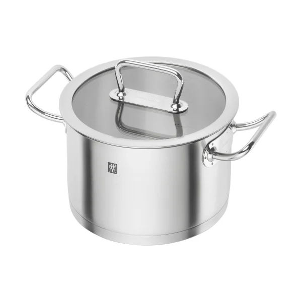 Zwilling Zwilling Pro pot high with glass lid stainless steel 3.5 L