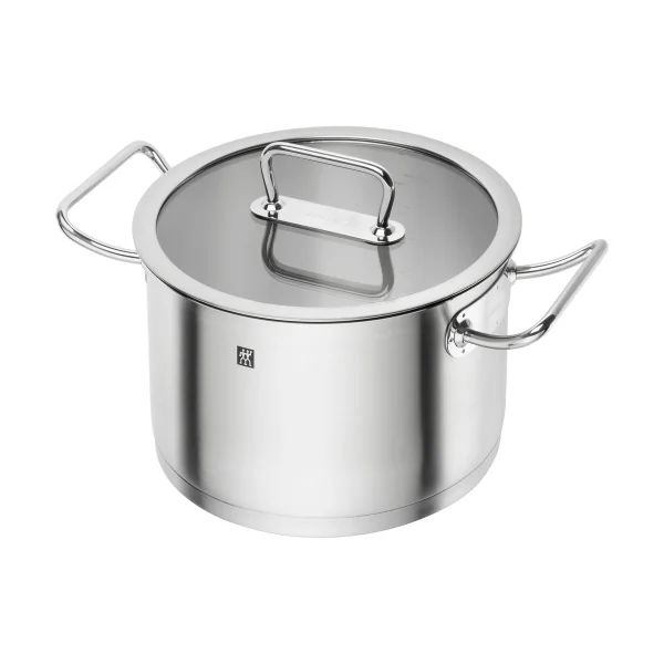 Zwilling Zwilling Pro pot high with glass lid stainless steel 6.2 L