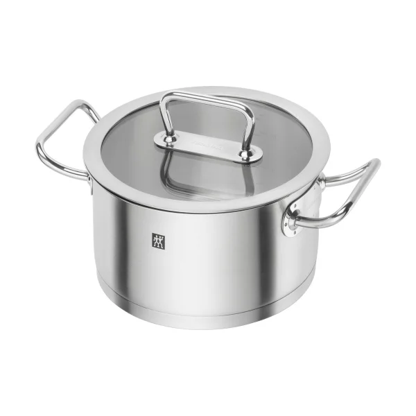 Zwilling Zwilling pro pot with glass lid stainless steel 3.1 L