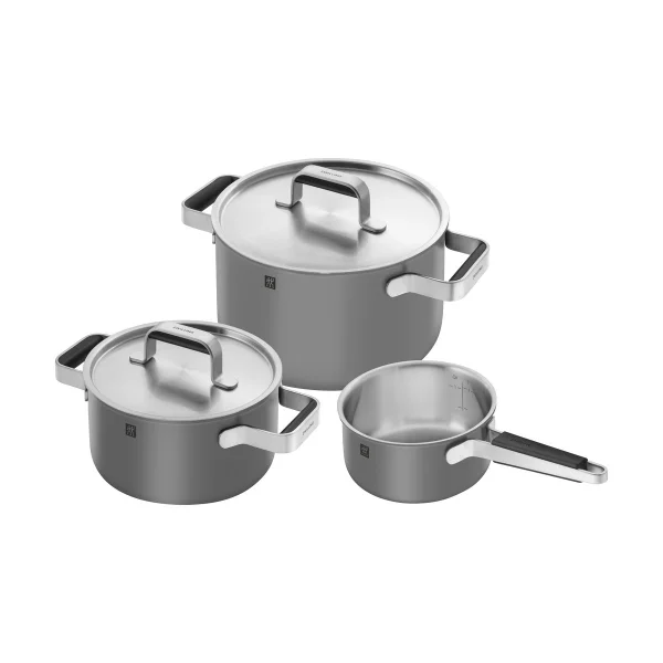 Zwilling Zwilling Pure saucepan set 5 pieces Grey