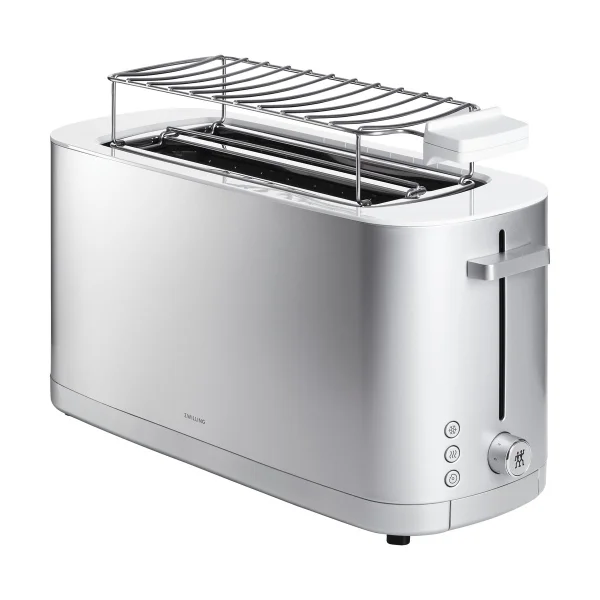 Zwilling Zwilling toaster with bread warmer 2 long slots Silver