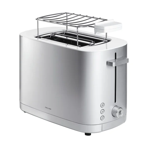 Zwilling Zwilling toaster with bread warmer 2 short slots Silver